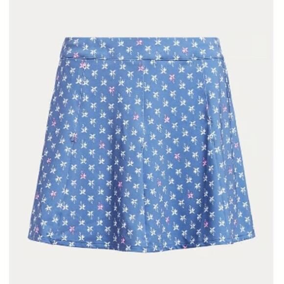 Ralph Lauren RLX Sport Tennis Golf Skirt Palm Tree Motif Women Sz Medium Skort - Picture 3 of 16